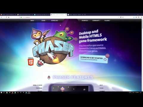 PhaserJS JavaScript Game Development - Getting Started