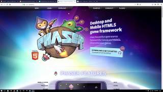 PhaserJS JavaScript Game Development - Getting Started