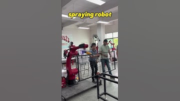 Spraying robot  #intelligence #industry #robot #automation #factory #industrial #automobile