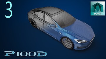 Tesla Model S P100D | Autodesk Maya 3D Modeling | Part 3/3 | Keyshot Rendering