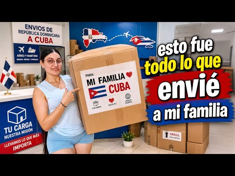 How I Make My First Package Shipment from the Dominican Republic🇩🇴 to Cuba🇨🇺.
