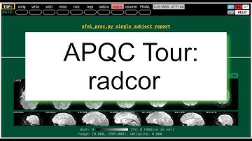[AFNI Academy] APQC HTML: Tour radcor