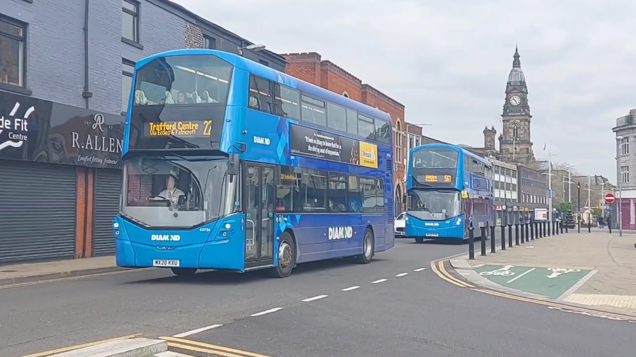 Buses in Bolton: 15/04/2022
