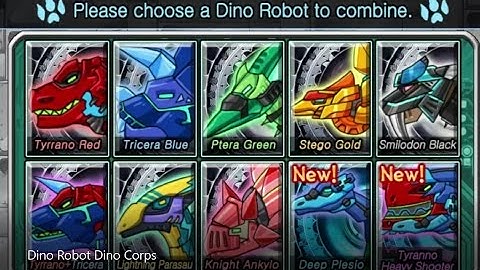 Dino Robot Dino Corps (8 robots) full game | GVC Gaming