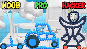Draw Joust - NOOB vs PRO vs HACKER - Gameplay Walkthrough