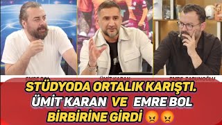 Stüdyoda Ortalik Karişti Ümi̇t Karan Ve Emre Bol Bi̇rbi̇ri̇ne Gi̇rdi̇ Fenerbahçe Galatasaray