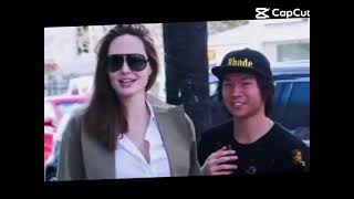 The American actress Angelina Jolie and son pax thien Jolie pitt she alway amazing mother,