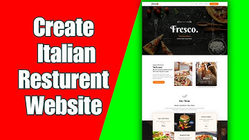 How to Build an Italian Restaurant Website in 20 Mins NO-CODE