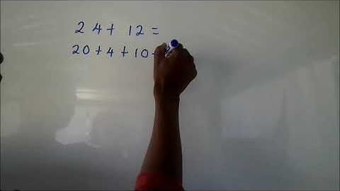 Addition grd 1& 2 using breakdown method