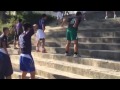岩国工業高校ハンドボール部　階段トレーニング①