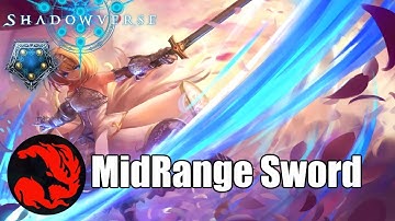[Shadowverse] Broken Blades - MidRange SwordCraft Deck Gameplay