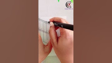 How to draw an Impossible  Rectangle or Square #shorts #youtubeshorts #3d  #Drawing #tricks