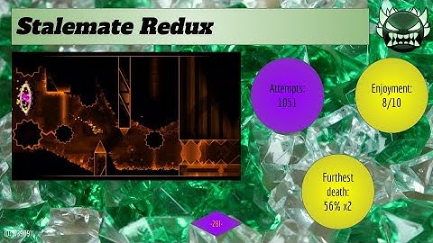 Beating the ENTIRE Pointercrate Demonlist! Level 281 - Stalemate Redux