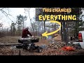 It's About To Get BAD | Splitting Wood Off The Grid