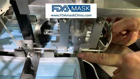 Adjusting the home position of the ear loop welding machine on mask machine