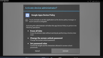 google device policy install
