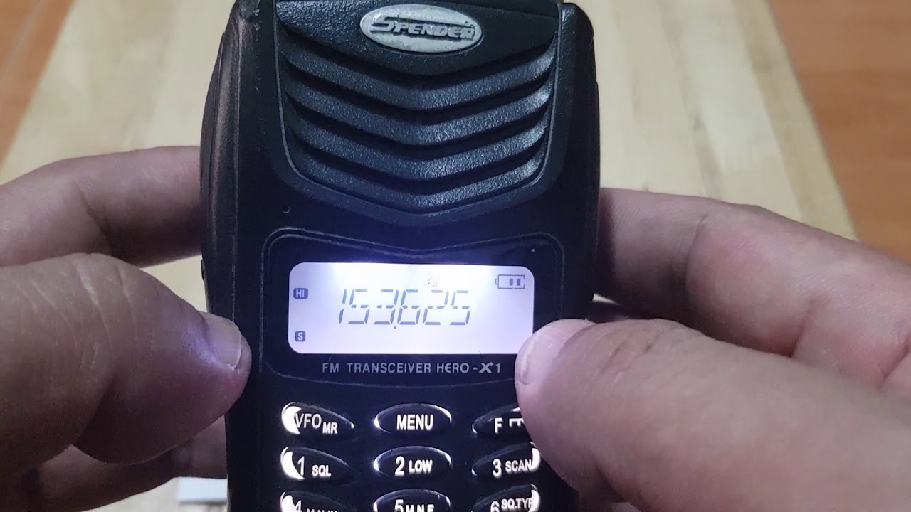 วิธีออกจากช่องเมมโมรี่ VFO Spender Hero X1