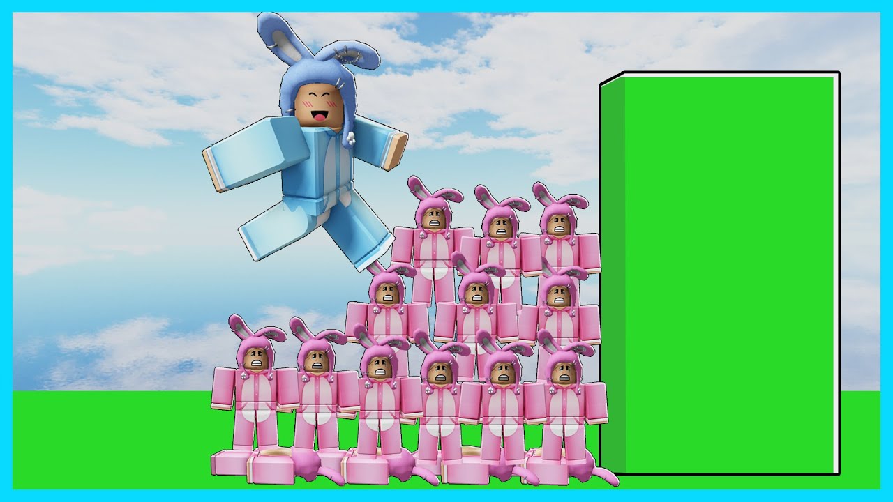 MIPAN & ZUZUZU Bekerja Sama Untuk Lewatin Tembok Tinggi! ROBLOX