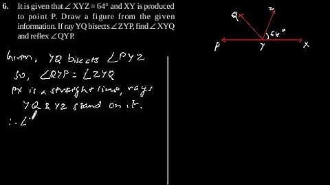 CBSE Class-9 Maths NCERT solution - Lines and Angles - Exercise 6.1 - Problem 6