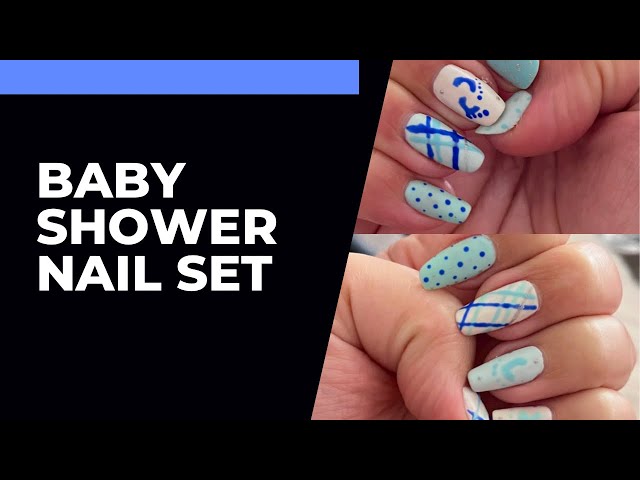 Baby Shower Nail Art Decal Sticker - Nailodia