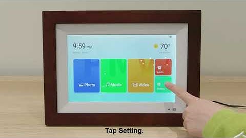 How to Switch the Clock Format for VANKYO Digital Photo Frame F10/F10FHD?