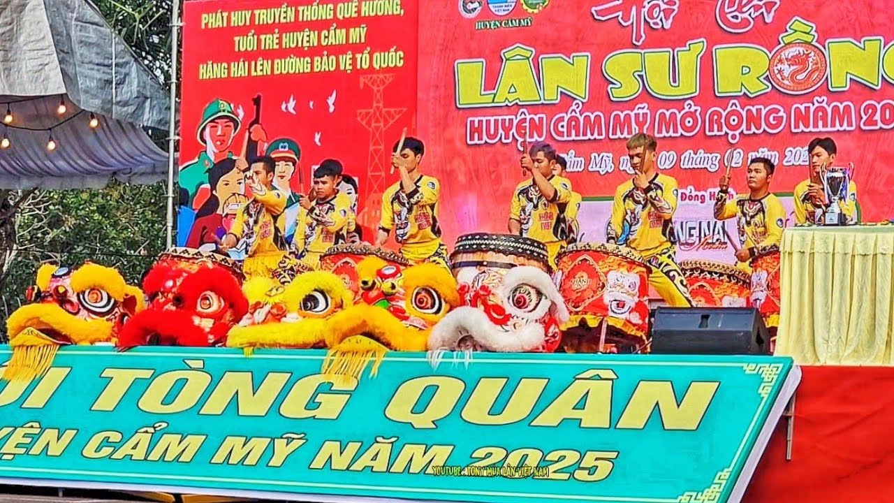 Đánh Trống Múa Lân LSR Khánh Long / Trống Hội Múa Lân Việt Nam