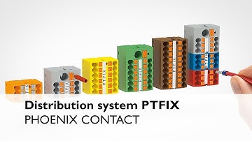 Distribution system PTFIX - New and with innovative Push-in connection technology