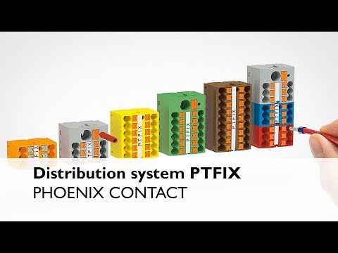 Distribution system PTFIX - New and with innovative Push-in connection technology