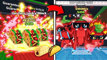 ROBLOX New Los Taco Lucky Block - 🌮Taco Tuesday + Admin abuse - Steal a Brainrot