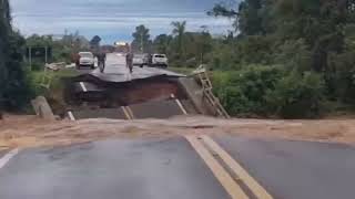 Хаос в Бразилии. Ураган, наводнение, оползни и разрушение мостов. События дня 02.05.2024