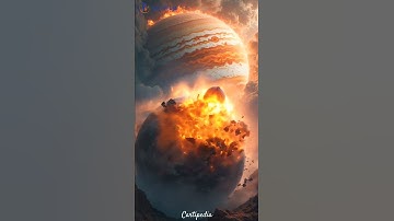 “Jupiter Destroys Earth 🌍 | Epic AI-Generated Planetary Collision!”