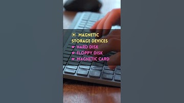 Types and Examples of Computer Storage devices #shorts #computerknowledge #storagedevices