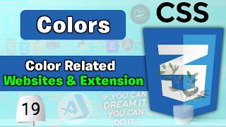 🎨 Colors in CSS Color Codes, Extensions & Best Websites for Colors CSS Tutorial #19