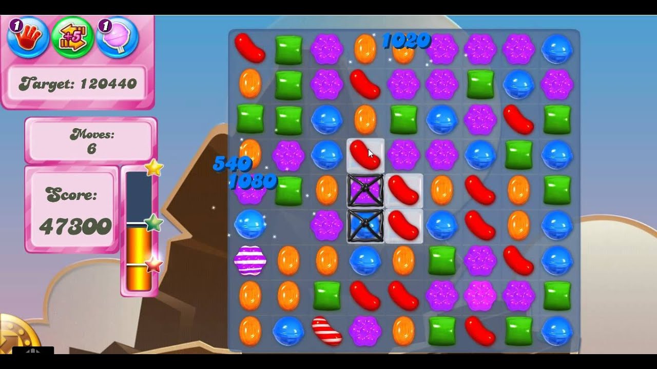 Candy Crush saga Level 46 3 stars no Boosters used YouTube