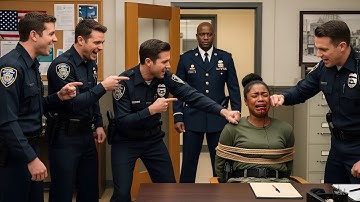 Cops beat  the  tied Black woman  in the police station,Unaware her father the 4-Star General Walked