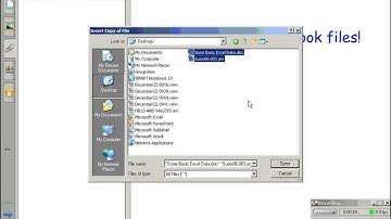 Using attachments in Smart Notebook