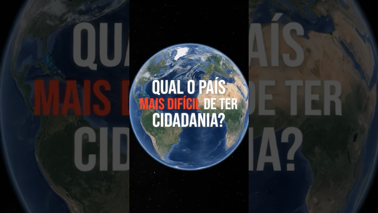 Qual o país mais difícil de ter cidadania?#geografia #geopolitica #mapas