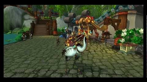 WoW Mists of Pandaria Beta - Reins of the Riding Crane - New Mount in Mop - Paiid
