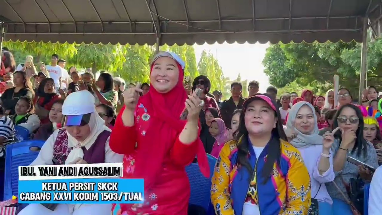 Senam Kreasi Tabola Bale Persit KCK XXVI Kodim 1503/Tual. @siletopenup 