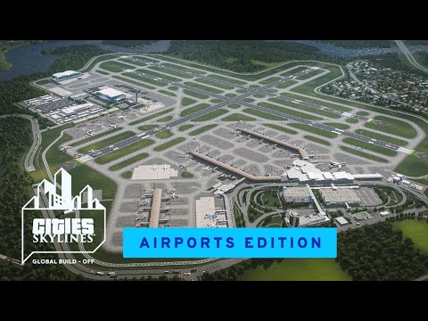 The Airport with Crossed Runways (Showcase) | Cities: Skylines Global Build-Off - Airports Edition
