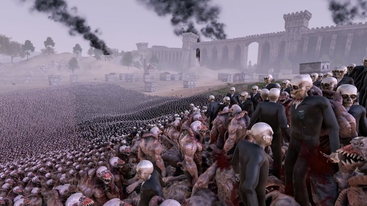 23000 Gondiis VS 22000 Zombie Cops - Ultimate Epic Battle Simulator 2 - UEBS 2