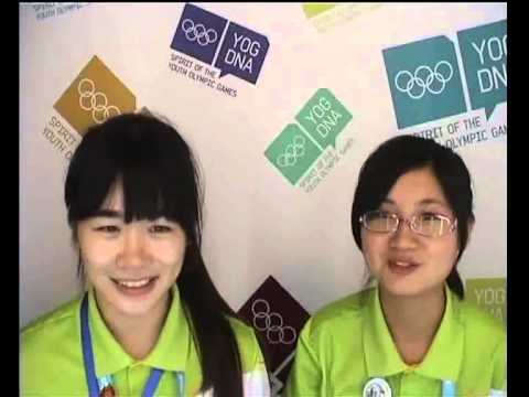 yogurt Meet Lvyirui,biansiyu participant of the Nanjing 2014 Youth Olympic Games
