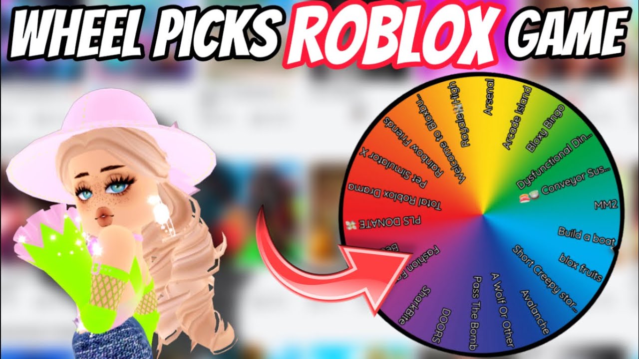 🔴LIVE WHEEL PICKS ROBLOX GAMES PLAYING WITH VIEWERS 😎 #roblox - YouTube