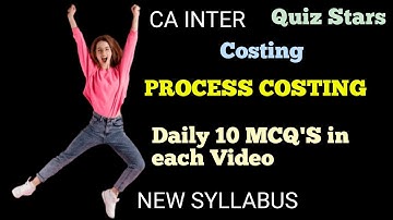 12. Process Costing | Daily 10 MCQ