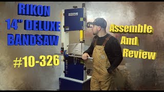 Rikon 14&quot; Deluxe Bandsaw assembly and review, #10-326 - Overview