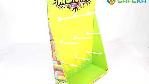 Tabletop Hook Display for Candy-cardboard Display units-SAFEKA DISPLAY