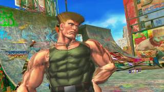 Street Fighter X Tekken X360 Playthrough - Guile And Abel