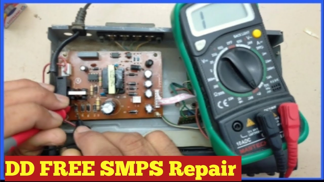 Free dish supply repairing।free dish SMPS reparing।how to SMPS repair