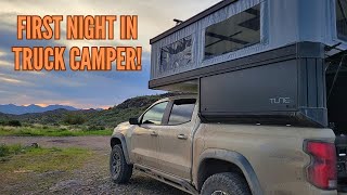 Truck Camper Living - First night in the Tune Outdoor M1 after vanlife for 5 years. by Drifter Journey 4,311 views 1 month ago 8 minutes, 33 seconds
