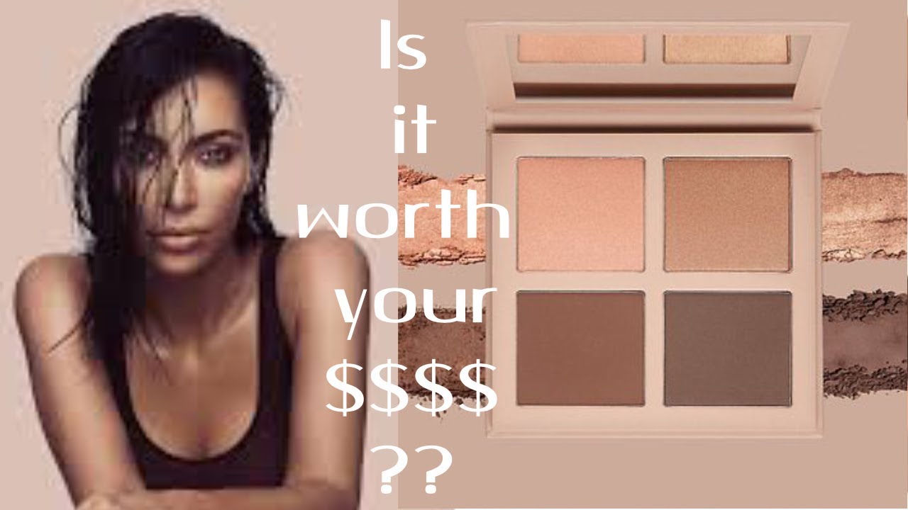 KKW BEAUTY - POWDER CONTOUR & HIGHLIGHT KIT HONEST AF REVIEW!